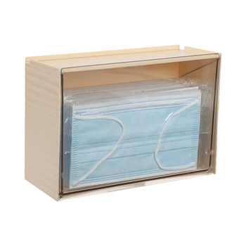 Mask storage box wall-mounted hole-free