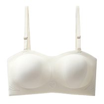 Parandot sans fraiseuse Sous-vêtements Femme Anti-Slip Wrap Chest Anti-Walk Light Not Down To Gather Small Chest Without Mark Invisible Bra