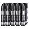 100 pieces of Deli oil-based markers, black and waterproof