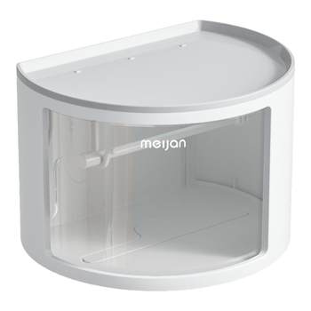 Bathroom tissue box creative punch-free tissue box