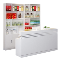 Cashier hotel bar wine cabinet corner integrated store small simple modern supermarket convenience store display cabinet front desk
