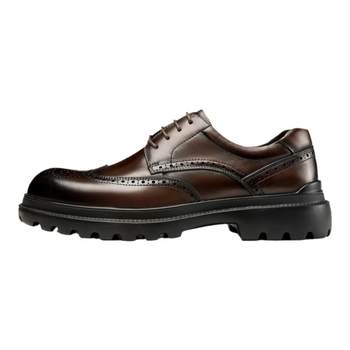 Aokang genuine leather british brogue business formal leather shoes