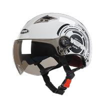 3C certifiée nouvelle norme nationale Mustang GB811-2022 casque moto électrique Été femme Homme Un casque de sécurité à moitié casque