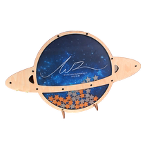Romantic starry sky and planets creative customized event sign-in board personalized internet celebrity signature book table layout wedding ceremony