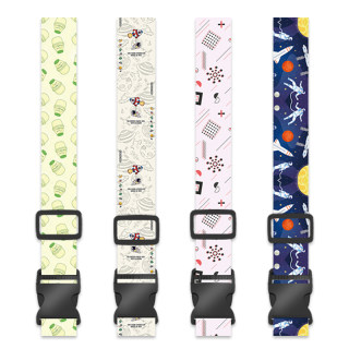 一字行李箱绑带插扣行李带旅行箱捆绑带托运固定打包加固带民族风