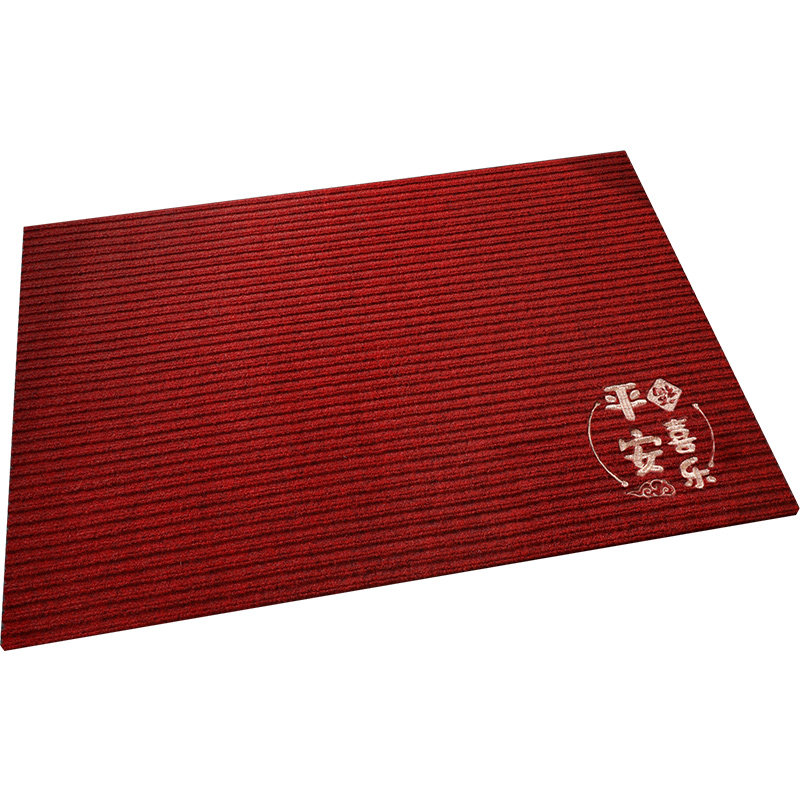 Entrance door floor mat non-slip wear-resistant foyer red carpet