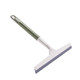 Glass scraper for household cleaning and cleaning of double-sided windows
