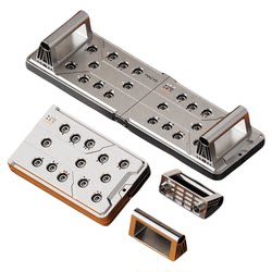 Aluminum Alloy Push-Up Board Multifunctional Push-Up Stand Flat Support Men's Home Fitness Equipment Auxiliary Tool