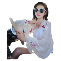 Driving sun protection artifact driving practice shawl womens summer sleeves thin sleeved arm white shawl for summer wear