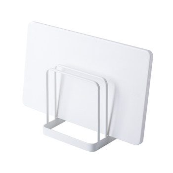 Japanese metal cutting board drain rack yamazaki same style