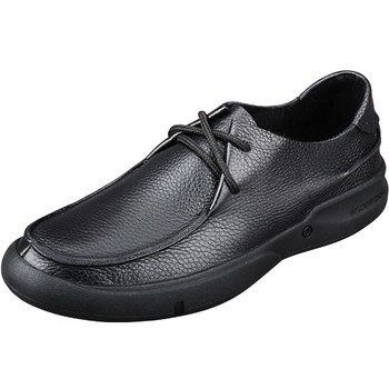 Summer Breathable Single Layer First Layer Cowhide Men's Shoes ຫນັງແທ້ Versatile Black Toe Round Lace Up Business Casual Soft Leather Shoes