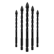 瓷砖打孔钻头大全合金三角钻6mm混凝土玻璃钻头多功能四刃霸王钻