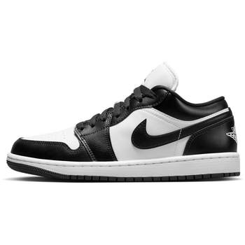 Jordan official Nike Jordan AJ1 Panda sneakers ເກີບກິລາແມ່ຍິງເກີບໃຫມ່ຕ່ໍາສຸດ cushioning lightweight DC0774