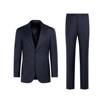 Suitsupply navy blue wool suit