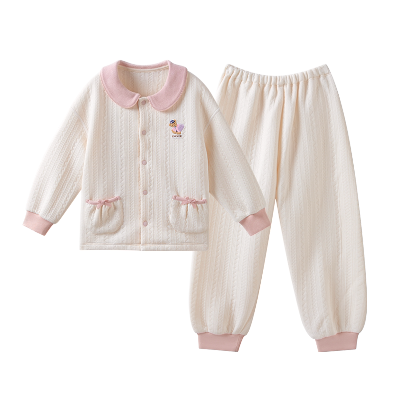 Manxi girls home clothes air cotton warm