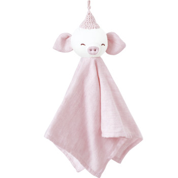 Cotton baby soothing napkin baby sleep artifact doll ເດັກນ້ອຍເກີດໃໝ່ 0-1-2 ປີ ສາມາດກ້ຽວເຂົ້າປາກໄດ້