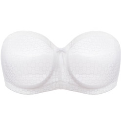 Sugar grain large size strapless underwear ultra-thin big breasts show small non-slip tube top invisible bra summer chest stickers women's suspenders