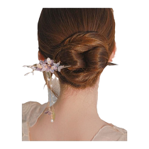 Ultra-Andromeda Flower Hairpin Hairpin Brief About Modern Wooden Hairpins Ancient Wind Qipao Qipao Han Fu accessories Design Feel Hairpin Women