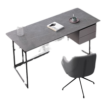 Zhenpi Italian minimalist modern simple desk home writing desk study room computer table rock slab light luxury desk