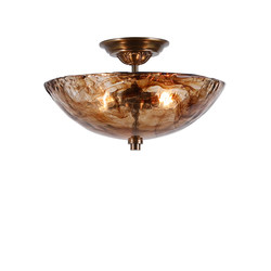 American-Style All-Copper Foyer Ceiling Light, French Retro Elegant Balcony Light, Hallway Study Room Secondary Bedroom Classical Glass Lighting Fixtures