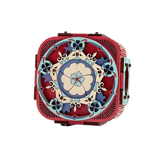 Chinese valentine's day children's gift handmade wooden assembled diy eight-tone jewelry box machine music box for boyfriend and girlfriend's birthday