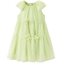 (Princess Series) minipeace Peacebird childrens clothing girls dress three-dimensional flower forest princess dress