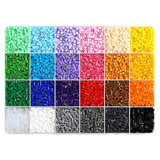 拼豆豆手工diy材料包全套立体融合MARD色号套装工具熨烫纸补充包