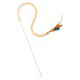 An artifact with a bell to relieve boredom, a snake-shaped chicken feather that is bite-resistant