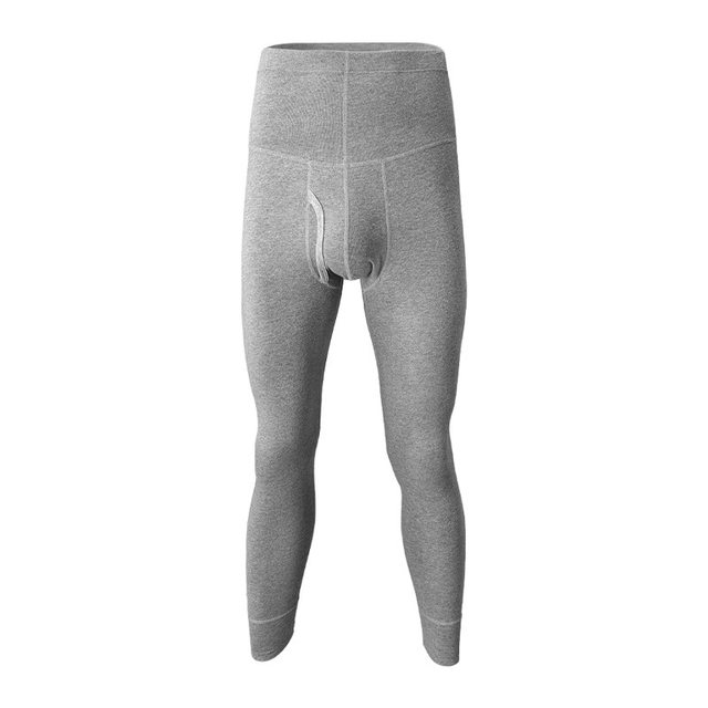 Pure cotton belted long johns, internet celebrity style for men