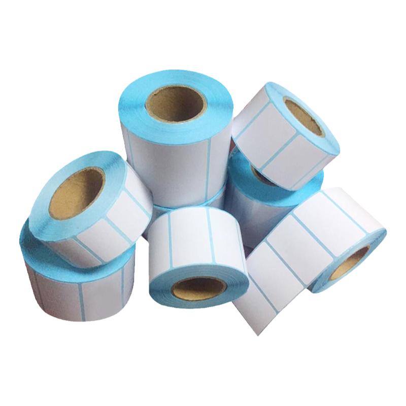 Waterproof and scratch-proof three-proof thermal printing paper self-adhesive