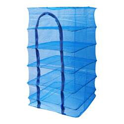 Folding Fish Drying Net, Fly-Proof Cage, Drying Net for Drying Sweet Potatoes, Radishes, Vegetables, Fish, Large Household Drying Rack