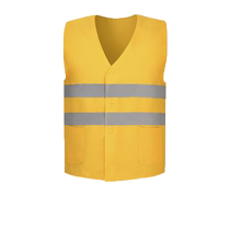 Veste de circulation Râle jaune Veste Réflexion Immeuble de protection Vêtements de protection Vêtements réfléchissants Assainissement Nettoyage des vêtements de travail