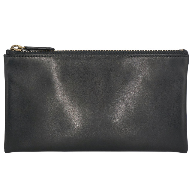 First layer cowhide coin purse long zipper mobile phone bag for women