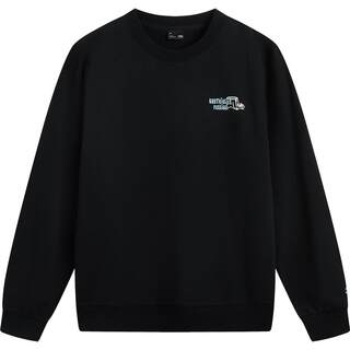 李宁卫衣男士冬季2025新款男装套头衫长袖圆领上衣毛圈运动服女士