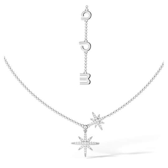 APMBaby Halskette mit sechszackigem Stern, klassische Schlüsselbeinkette