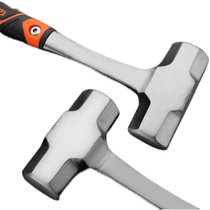 Green forest octagonal hammer hand hammer masonry hammer iron hammer head solid conjoined large hammer tool carpentry hammer wall smashing artifact