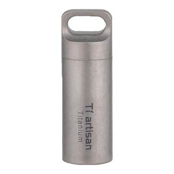 Titanium craftsman pure titanium sealed tank titanium pill box portable