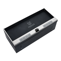 Marble floor socket hidden plug floor socket stainless steel flat invisible five-hole network three-position 86 panel