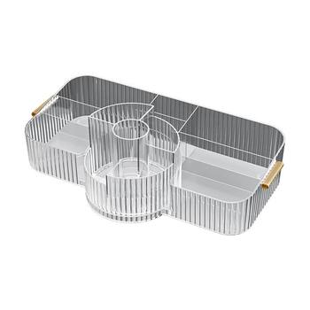 Rotating cosmetic storage box skin care product storage rack