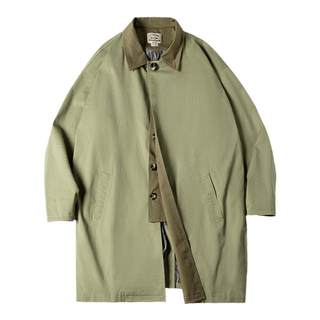 Working medium-length windbreaker maden american casual