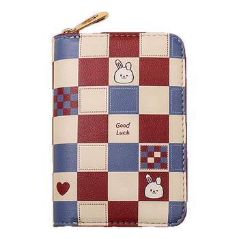 Card bag ladies 2025 new id card cartoon cute small anti-theft swipe internet celebrity card change card holder