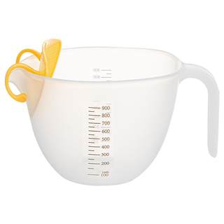 Modern Housewife Large Capacity Egg Tart Plastic Filter Measuring Cup