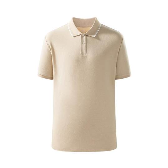 【凉感】网易严选男士polo衫2025年撞色翻领短袖衫商务上衣半袖