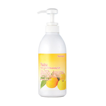 ສວນກ້າຍີ່ປຸ່ນ Nasri grapefruit cleansing gel ເຈວລ້າງໜ້າເພື່ອຜິວໜັງທີ່ລະອຽດອ່ອນ ແລະ ເຮັດຄວາມສະອາດຕາ, ຮິມຝີປາກ ແລະ ໃບຫນ້າຢ່າງຄ່ອຍໆ.