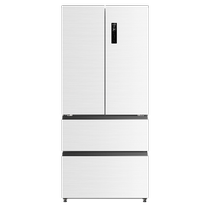 Meiling 505L built-in refrigerator home ultra-thin French double door large capacity official flagship odor-free antibacterial x