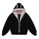 FDR official store suede fur collar mountain carving jacket