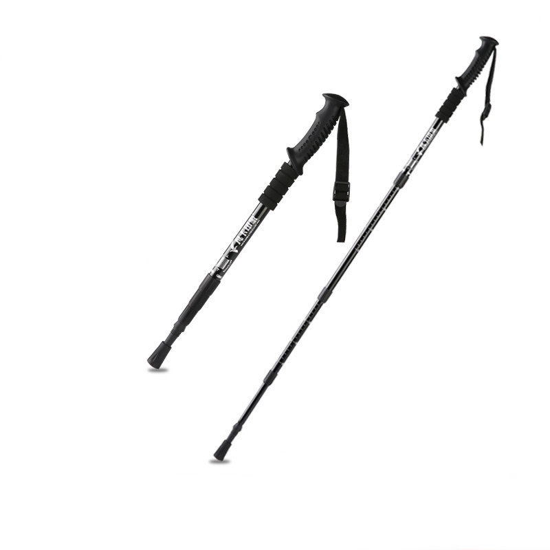 Professional outdoor hiking poles ultra-light telescopic walking poles