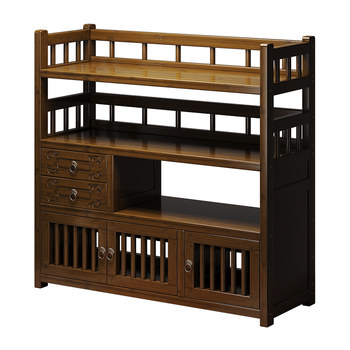 Bogu rack nanzhu duobao pavilion living room tea room display rack