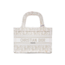 Dior Dior Dior handbag miniTOTE rice white canvas 2021