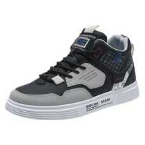 Mens shoes 2024 new low-top spring autumn and winter heightening summer sports and leisure work canvas shoes small white shoes